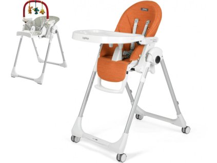 45267 2 jidelni zidlicka peg perego prima pappa follow me 2025 darek wonder orange