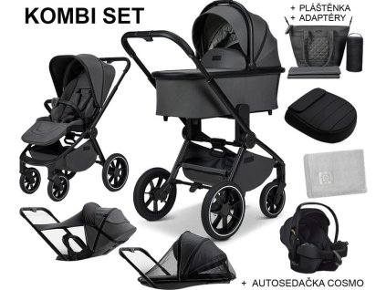 Kočárek MOON Resea+ KOMBI 2025, anthra