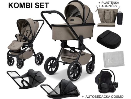Kočárek MOON Resea+ KOMBI 2025, mud