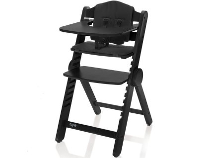 Dřevěná jídelní židlička ZOPA Clipp & Clapp 2026, black