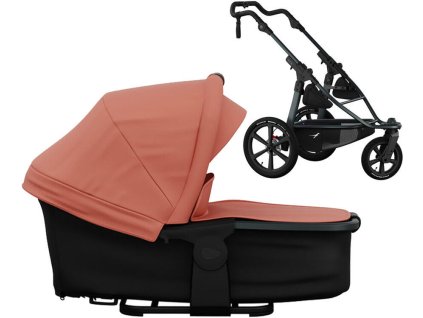 45675 45675 45675 kocarek tfk proa frame carrycot mono pro combi unit 2025 salmon