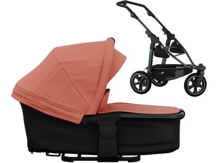 45699 45699 45699 kocarek tfk mono 3 frame air wheel carrycot mono pro combi unit 2025 salmon
