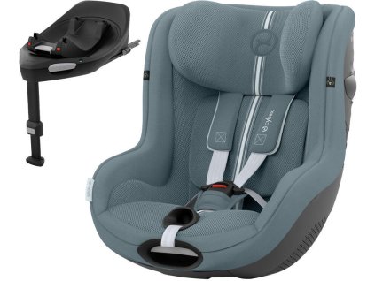 Autosedačka CYBEX Sirona G i-Size PLUS Gold Line 2025 včetně báze, stormy blue