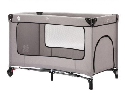 Cestovní postýlku FILLIKID Paris 2026, lightgrey melange