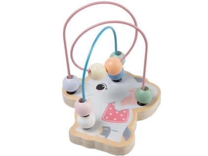 Dřevěný mini labyrint JOUÉCO The Wildies Family 12m+ 2025, elephant