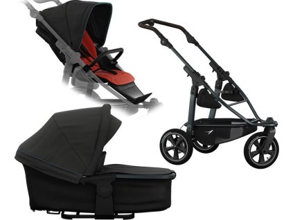 47052 47052 kocarek tfk set mono 3 frame air wheel 2025 anthracite with red highlights