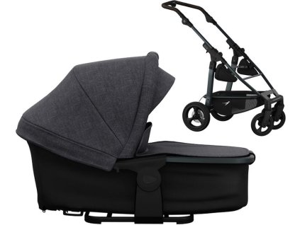 47094 47094 kocarek tfk mono 4 frame air chamber wheel carrycot mono pro combi unit premium 2025 black