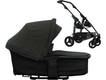 47118 47118 47118 kocarek tfk mono 4 frame air chamber wheel carrycot mono pro combi unit 2025 anthracite with red highlights