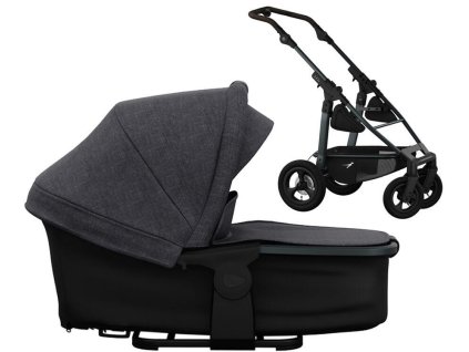 47121 47121 47121 kocarek tfk mono 4 frame air wheel carrycot mono pro combi unit premium 2025 black
