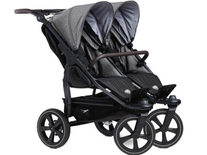 Kočárek TFK Duo2 Frame Air Chamber Wheel Stroller seat duo2 Premium 2024, grey