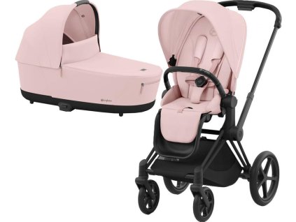 47550 47550 kocarek cybex priam matt black seat pack 2024 vcetne korby peach pink