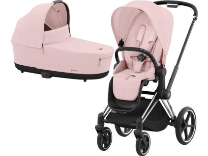 47556 kocarek cybex priam chrome black seat pack 2024 vcetne korby peach pink