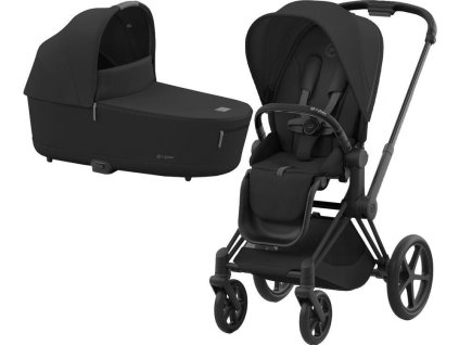 47559 kocarek cybex priam matt black seat pack 2024 vcetne korby sepia black
