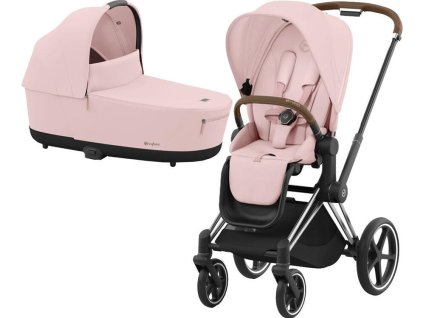 47565 kocarek cybex priam chrome brown seat pack 2024 vcetne korby peach pink