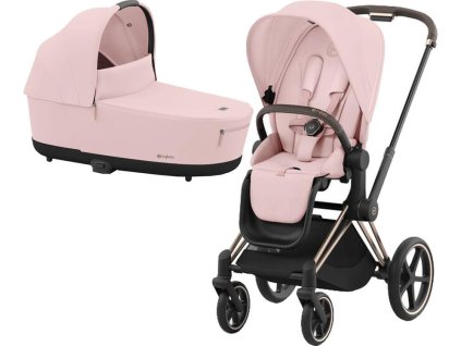 47607 kocarek cybex priam rosegold seat pack 2024 vcetne korby peach pink