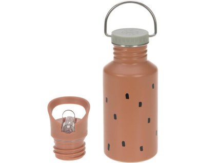 Lahev na pití LÄSSIG Bottle Stainless Steel Happy Prints 2026, caramel