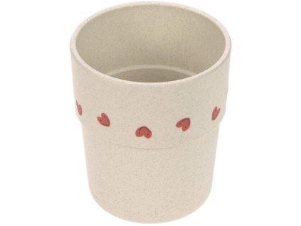 Dětský hrneček LÄSSIG Mug PP/Cellulose 2026, happy rascals heart lavender