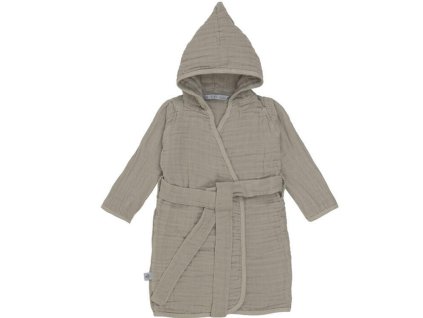 Koupací plášť LÄSSIG Muslin Bathrobe 24-36m. 2022, olive