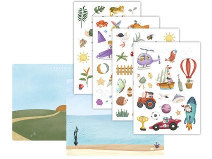 Samolepky na okno LITTLE DUTCH Jim & Friends 2025