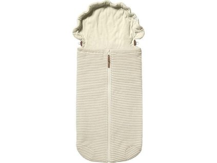 Fusak pletený JOOLZ Nest Ribbed, off white