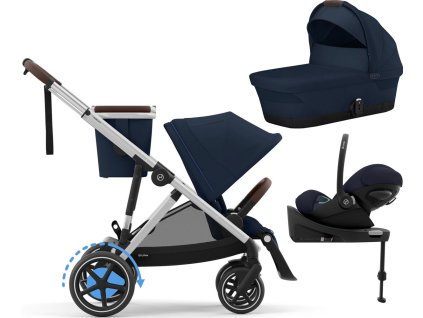 03 Ocean Blue (Silver Frame) cyb 24 int y270 e gazelles shopper seata slv ocbl 18f1426e62dde970