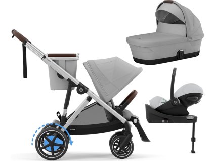 03 Stone Grey (Silver Frame) cyb 24 int y270 e gazelles shopper seata slv sngr 18f1426eb2f60570