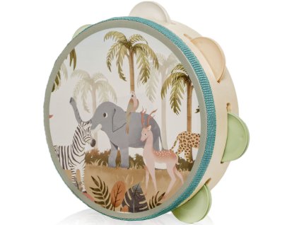 Dřevěná dětská tamburína ZOPA Montessori 2026