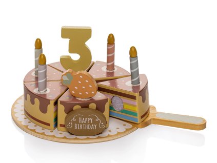 Set ZOPA Dřevěný narozeninový dort 2026