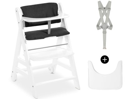 01 white hauck beta b drevena zidle white