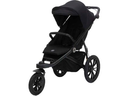 Kočárek FILLIKID Jogger Run 2026, black melange