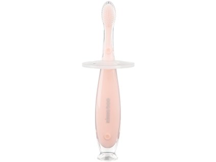 01 pink Silikonový kartáček s přísavkou Softy