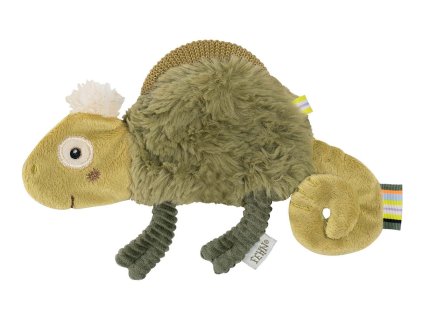 Chrastítko BABY FEHN Lazy, Crazy & Pink 2025, chameleon Crazy