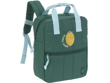 Dětský batoh LÄSSIG Mini Square Backpack Little Gang 2026, lemon dark green