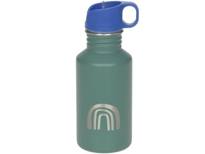 Dětská lahev LÄSSIG Bottle Stainless Steel Little Gang 2025, rainbow green