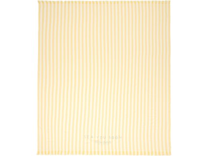 01 Plážová osuška 200x200 cm Beach Sunny Yellow