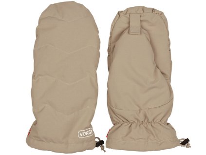 Rukavice VOKSI Stroller Mitten 2026, dark sand light grey