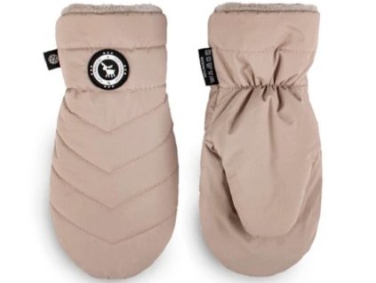 01 cozy beige Rukavice na kočárek