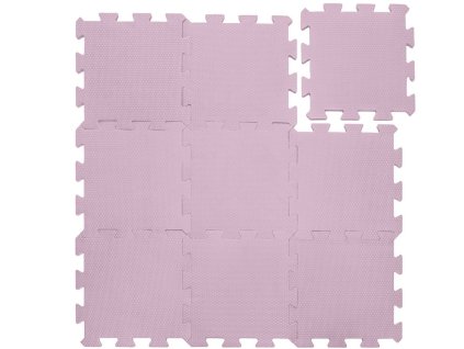 Pěnová podložka ZOPA Puzzle 30x30 cm 9ks 2026, sugar pink