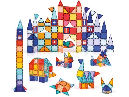 01 Magnetická stavebnice XXL 100 ks