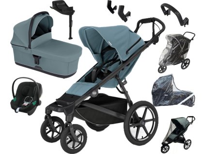 06 thule urban glide 4 wheel mid blue magnetic buckle 2025