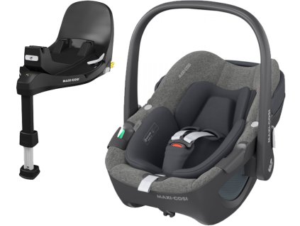 Autosedačka MAXI-COSI Pebble 360 základna FamilyFix 360 Pro 2026, select grey