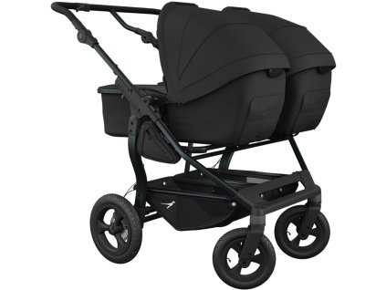 Kočárek TFK Duo frame air wheel Carrycot duo combi 2026, black