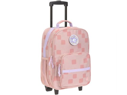 Dětský kufr LÄSSIG Trolley 2026, pattern party rose