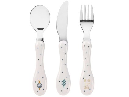 Dětský příbor LÄSSIG Cutlery 3pcs 2026, garden explorer