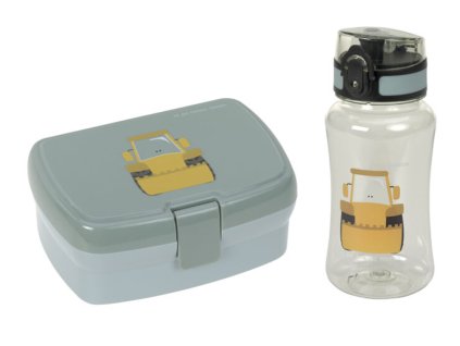 Svačinový set LÄSSIG Lunch Set 2026, tiny drivers excavator