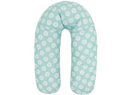01 circles mint Kojící polštář 190 cm