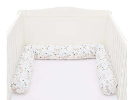 01 kangaroo Mantinel válec do postýlky Luxe 190cm