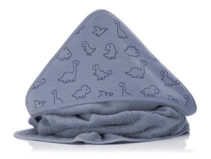 01 dino blue Osuška s kapucí