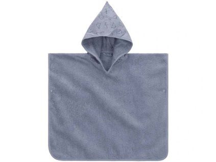 01 dino blue Dětské pončo FILLIKID
