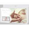 Sada pro otisky HAPPY HANDS Large frame Silver